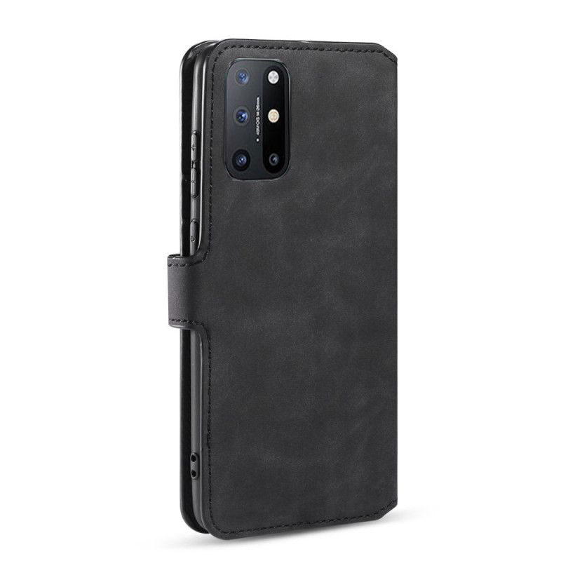 Flip Case OnePlus 8T Harmaa Musta Retro Dg. Vaimennus