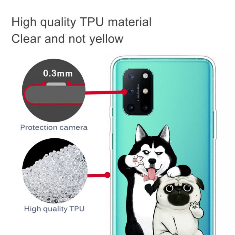 Kuori OnePlus 8T Hauskoja Koiria Suojakuori