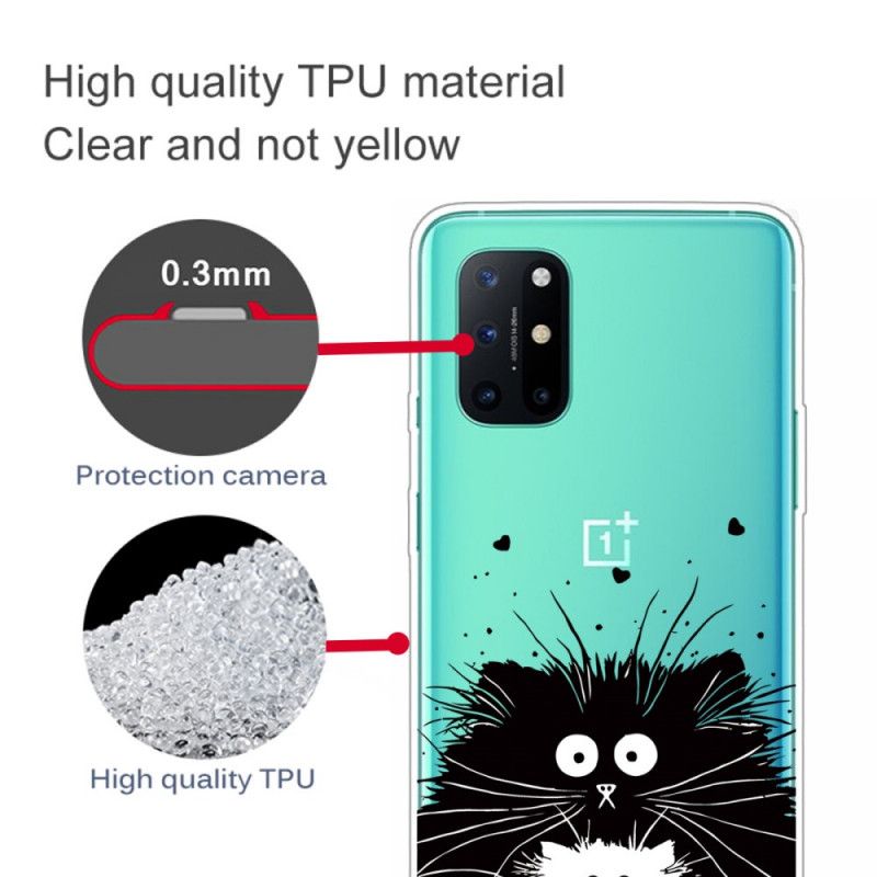 Kuori OnePlus 8T Katso Hulluja Kissoja Suojakuori