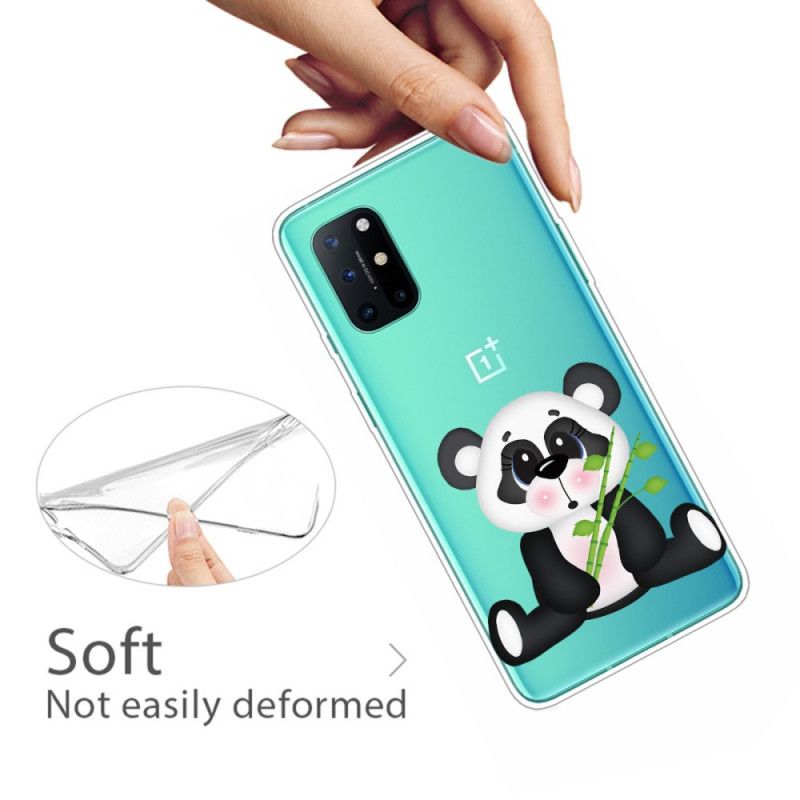 Kuori OnePlus 8T Läpinäkyvä Surullinen Panda