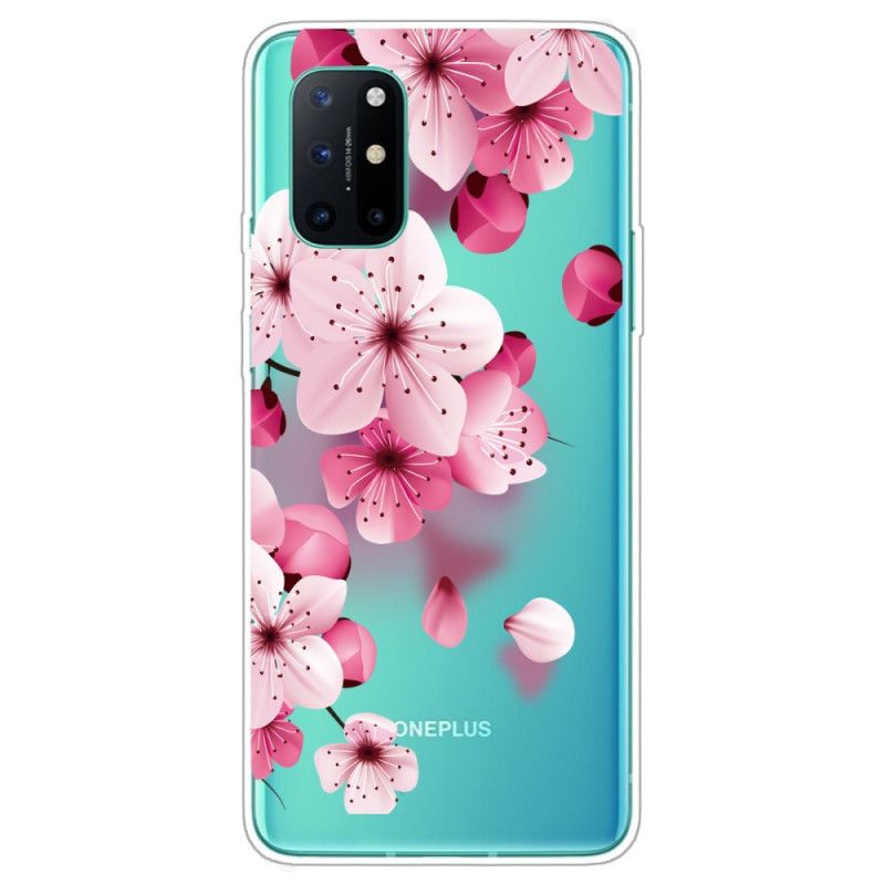 Kuori OnePlus 8T Vaaleanpunainen Magenta Ensiluokkainen Kukka