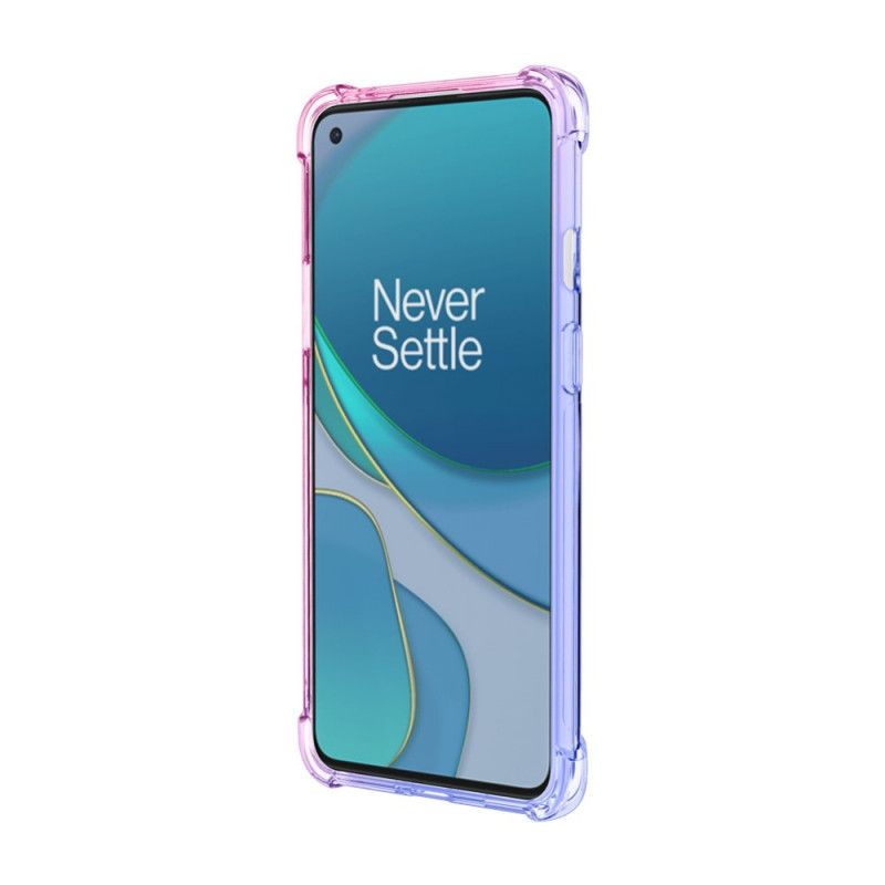 Kuori OnePlus 8T Vaaleanpunainen Magenta Kaltevuuden Väri Suojakuori