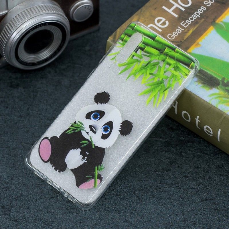 Case Kuoret Huawei P30 Puhelinkuoret Läpinäkyvä Panda Syö