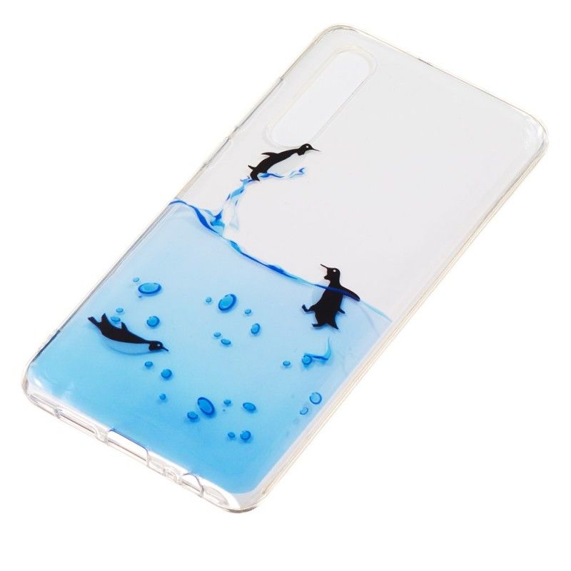 Case Kuoret Huawei P30 Puhelinkuoret Pingviinien Läpinäkyvä Peli