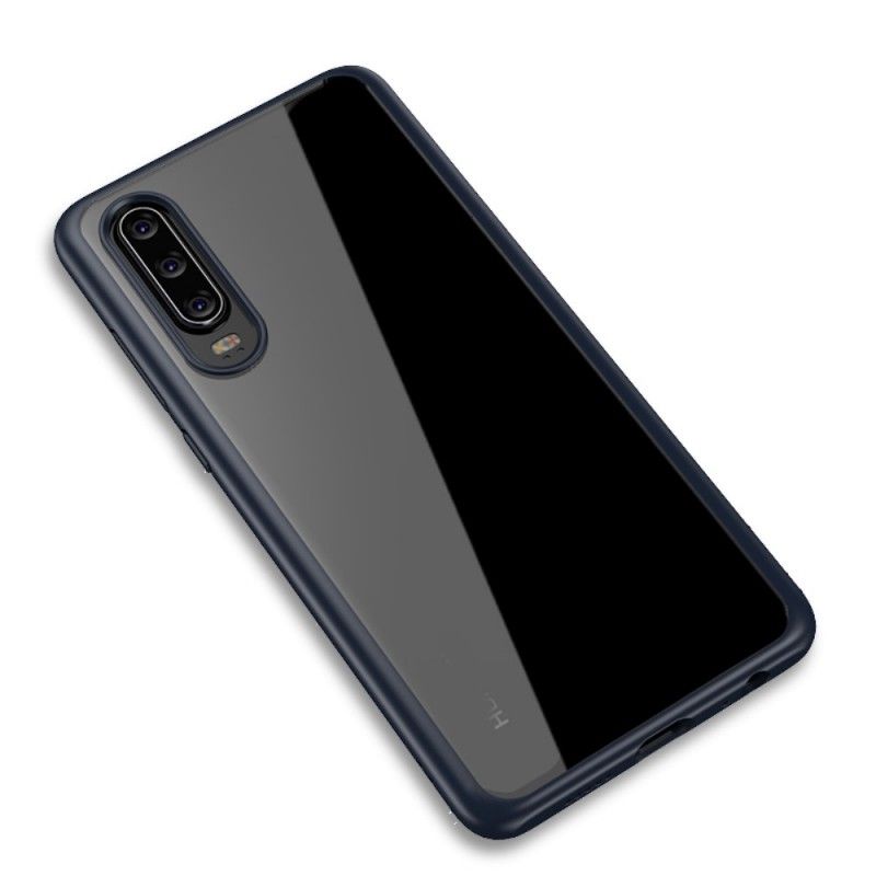 Case Kuoret Huawei P30 Punainen Musta Puhelinkuoret Ipaky Hybridisarja