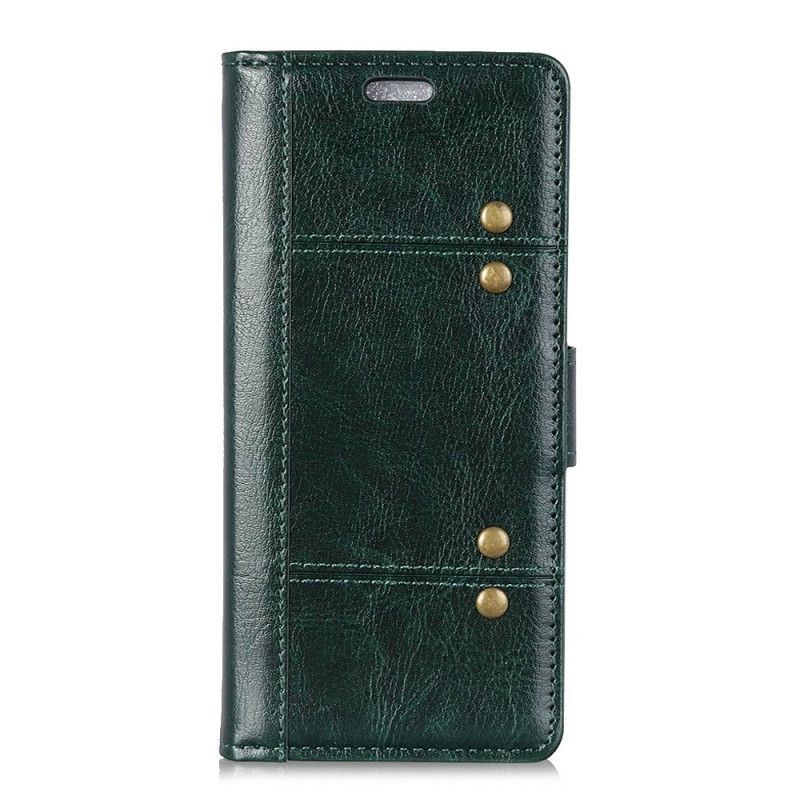 Flip Case Huawei P30 Antiikki Nahka