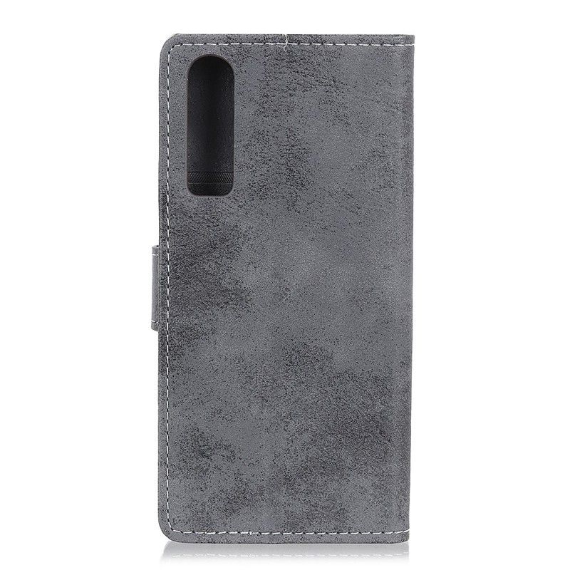 Flip Case Huawei P30 Vintage Nahkaefekti