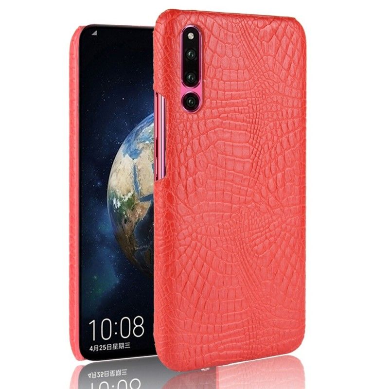 Kuori Huawei P30 Valkoinen Musta Krokotiilin Ihovaikutus