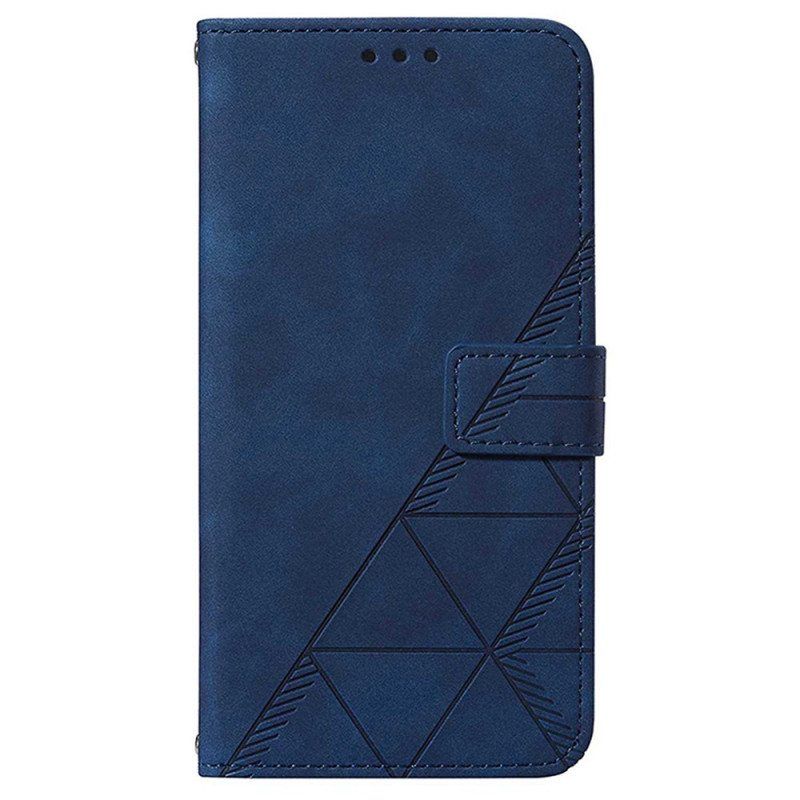 Flip Case Google Pixel 7 Pro Kolmiot Olkahihnalla