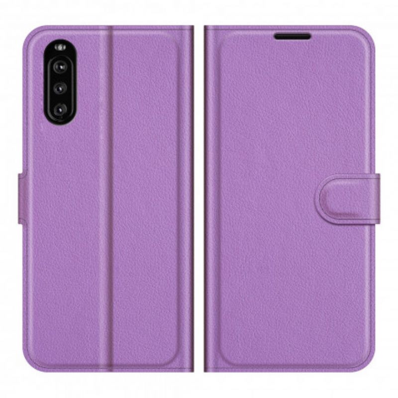 Flip Kotelot Sony Xperia 10 Iii Classic Faux Leather