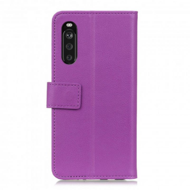 Flip Kotelot Sony Xperia 10 Iii Classic Faux Leather