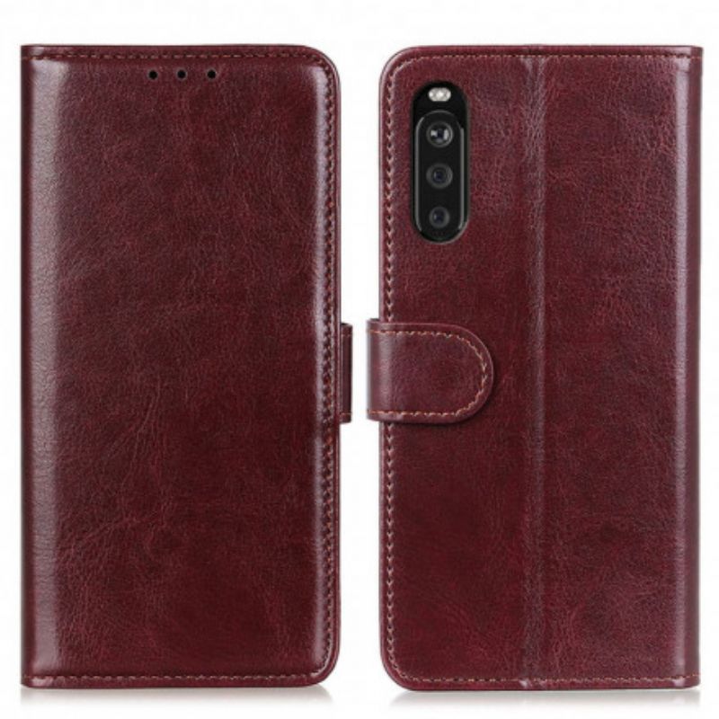 Flip Kotelot Sony Xperia 10 Iii Faux Leather Finesse Suojakuori