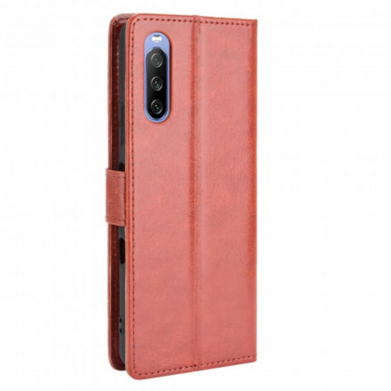 Flip Kotelot Sony Xperia 10 Iii Flashy Faux Leather