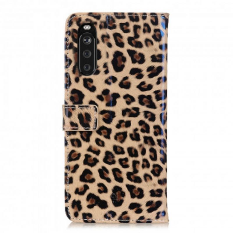 Flip Kotelot Sony Xperia 10 Iii Leopard