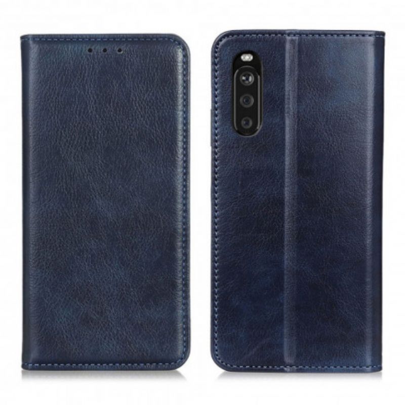 Flip Kotelot Sony Xperia 10 Iii Litchi Premium Faux Leather