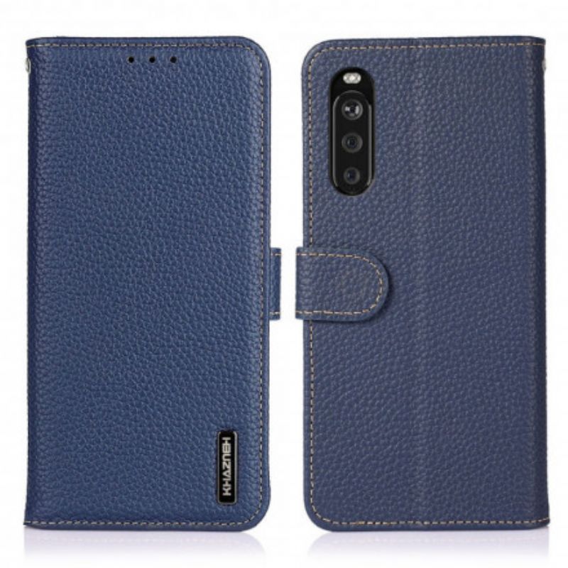 Kotelot Sony Xperia 10 Iii Puhelinkuoret Lychee Leather Khazneh