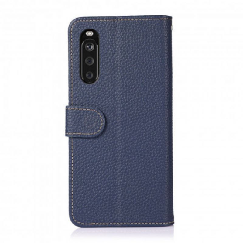 Kotelot Sony Xperia 10 Iii Puhelinkuoret Lychee Leather Khazneh