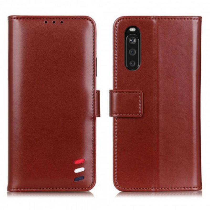 Kotelot Sony Xperia 10 Iii Puhelinkuoret Tricolor Leather Effect