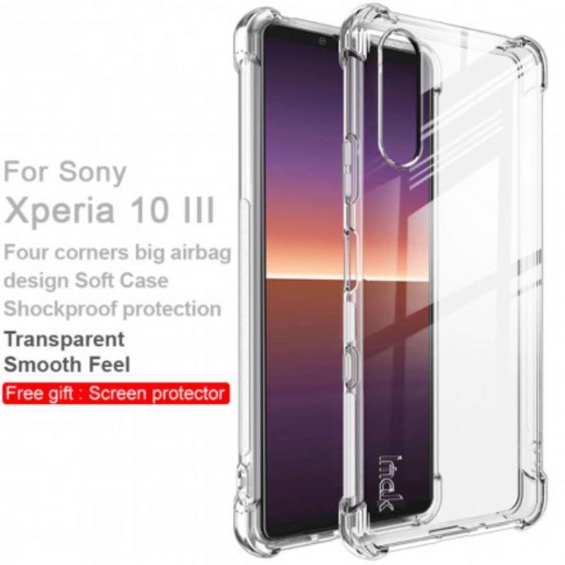 Kuori Case Sony Xperia 10 Iii Puhelinkuoret Läpinäkyvä Imak