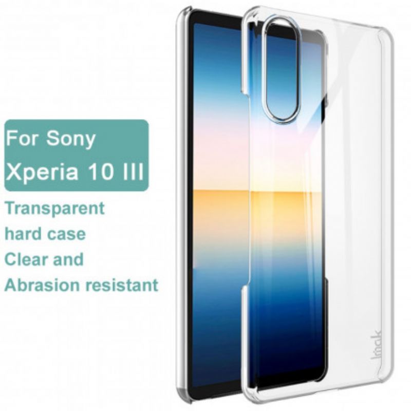 Kuori Sony Xperia 10 Iii Imak Läpinäkyvä Kristalli