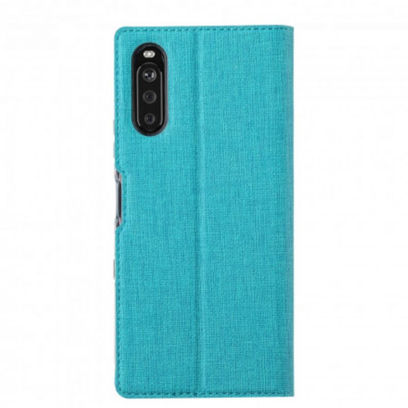 Nahkakuori Flip Kotelot Sony Xperia 10 Iii Puhelinkuoret Teksturoitu Vili Dmx