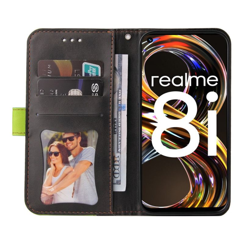 Flip Kotelot Realme 8i Bicolor