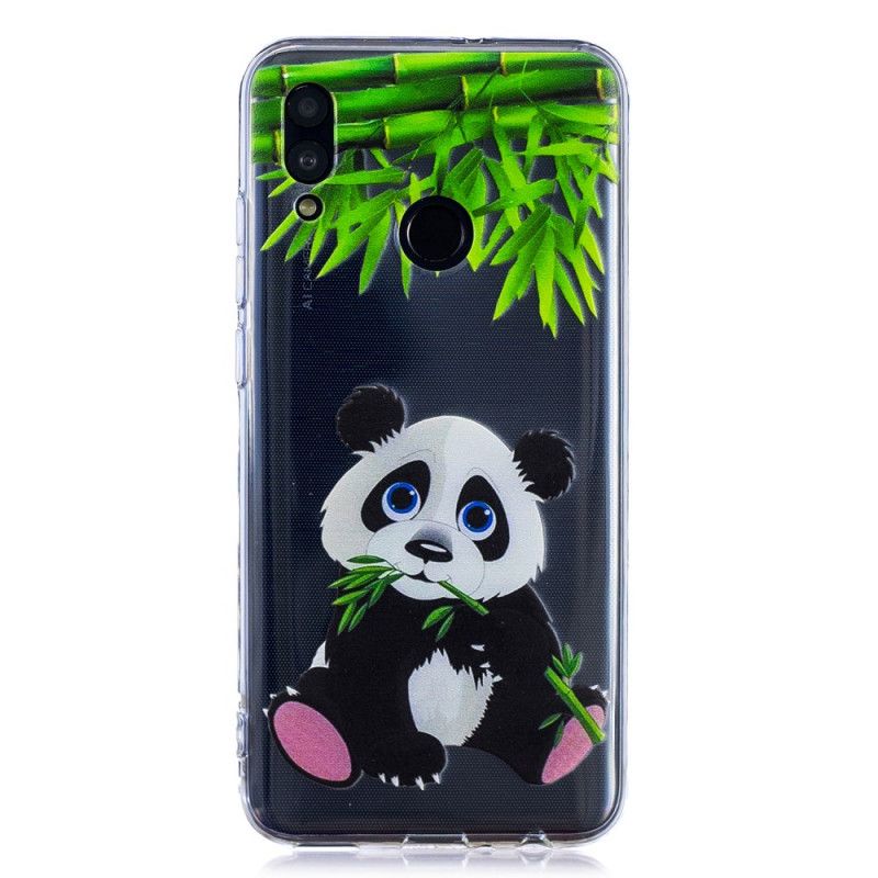 Kuori Huawei P Smart 2019 Puhelinkuoret Läpinäkyvä Panda Syö