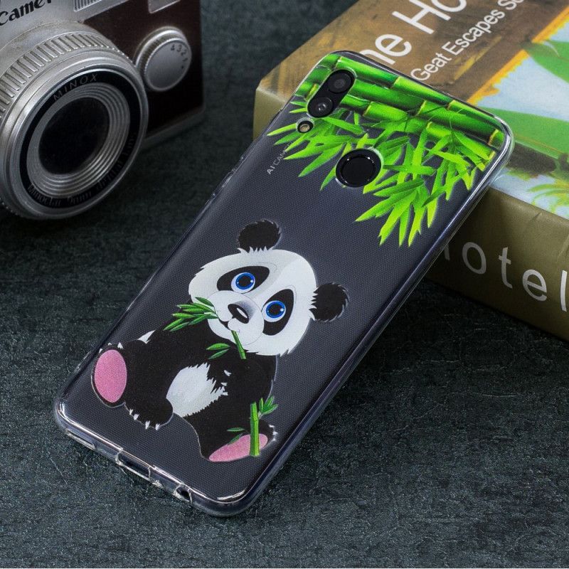 Kuori Huawei P Smart 2019 Puhelinkuoret Läpinäkyvä Panda Syö