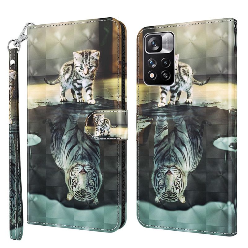 Flip Kotelot Xiaomi Redmi Note 11 Pro / Note 11 Pro Plus Ernest The Tiger