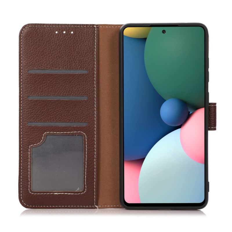 Flip Kotelot Xiaomi Redmi Note 11 Pro / Note 11 Pro Plus Litsi-nahkasaumat Suojakuori