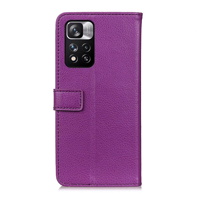 Flip Kotelot Xiaomi Redmi Note 11 Pro / Note 11 Pro Plus Premium Litchi Leather