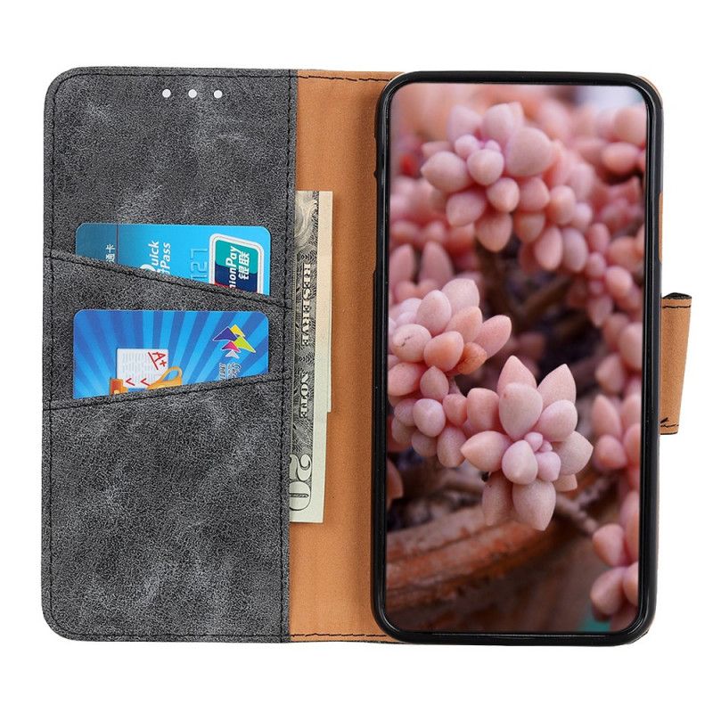 Flip Kotelot Xiaomi Redmi Note 11 Pro / Note 11 Pro Plus Vintage Haljasnahkaa