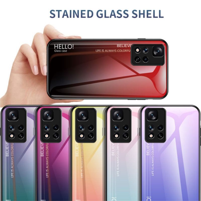 Kuori Xiaomi Redmi Note 11 Pro / Note 11 Pro Plus Tempered Glass Hei