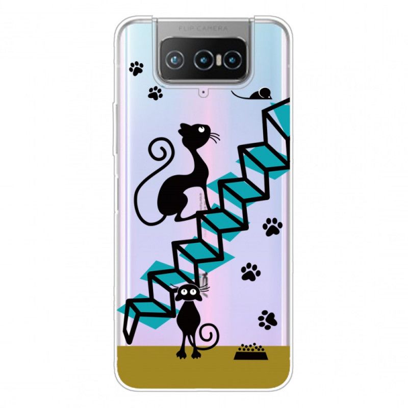 Case Kuoret Asus Zenfone 7 / 7 Pro Puhelinkuoret Hauskoja Kissoja