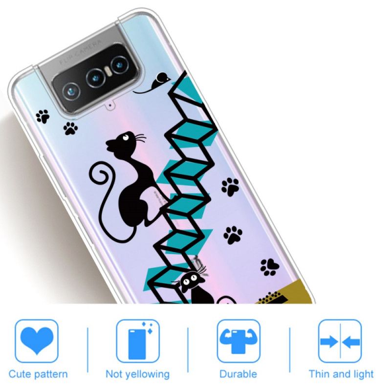 Case Kuoret Asus Zenfone 7 / 7 Pro Puhelinkuoret Hauskoja Kissoja