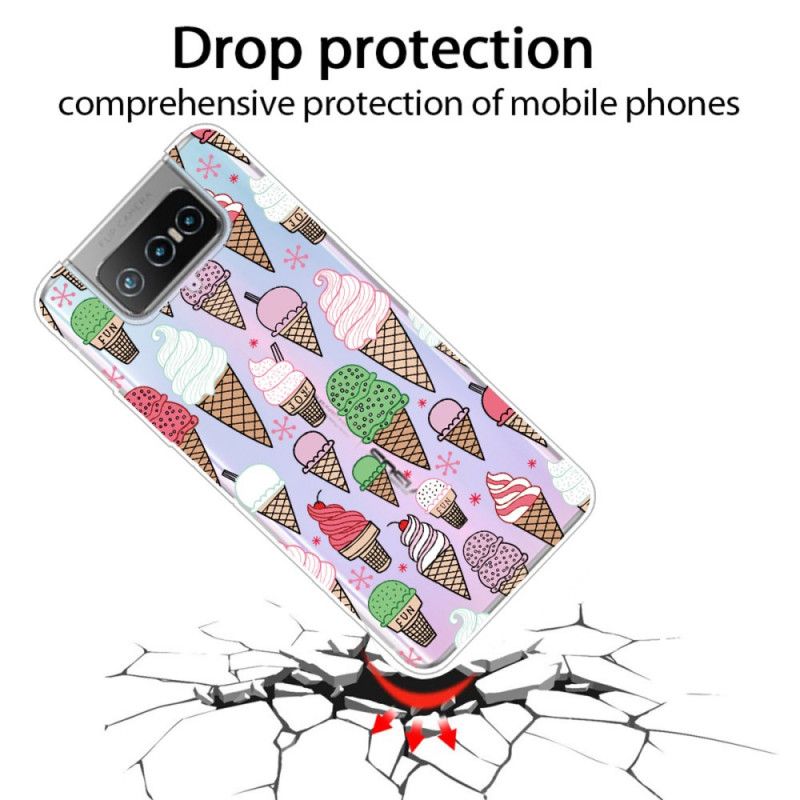 Case Kuoret Asus Zenfone 7 / 7 Pro Puhelinkuoret Kermajäätelö