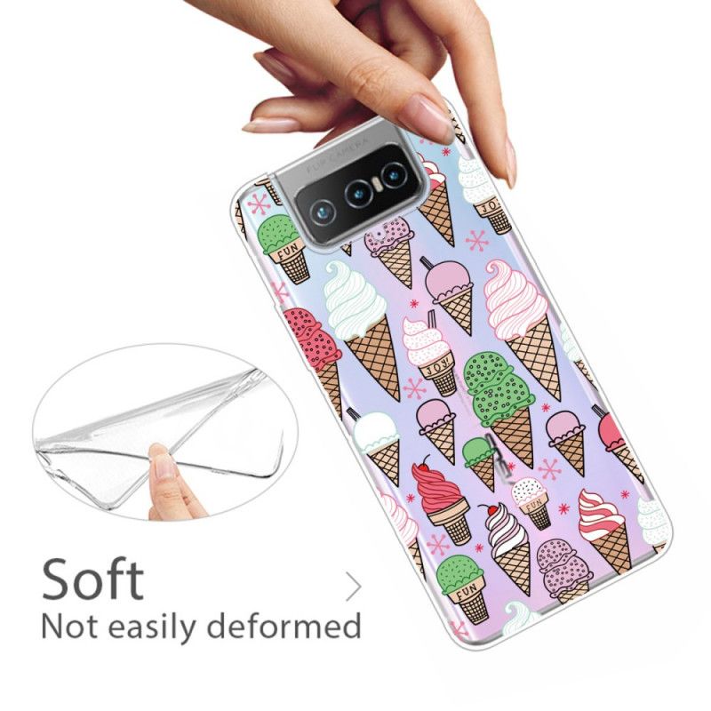 Case Kuoret Asus Zenfone 7 / 7 Pro Puhelinkuoret Kermajäätelö