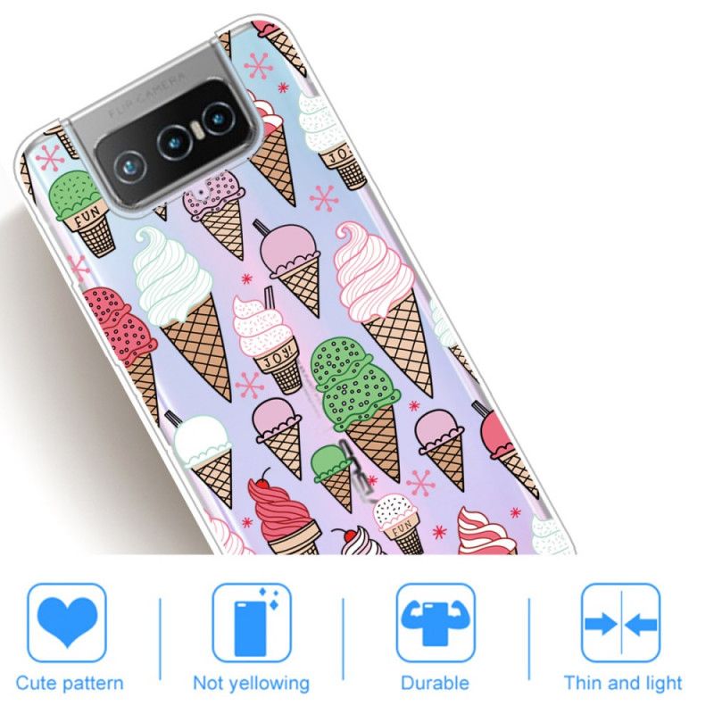 Case Kuoret Asus Zenfone 7 / 7 Pro Puhelinkuoret Kermajäätelö