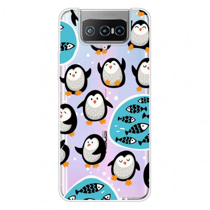 Case Kuoret Asus Zenfone 7 / 7 Pro Puhelinkuoret Pingviinit Ja Kalat