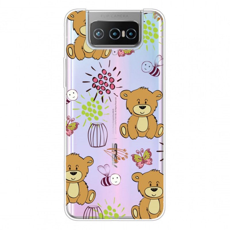 Case Kuoret Asus Zenfone 7 / 7 Pro Puhelinkuoret Ylimmät Nallekarhut