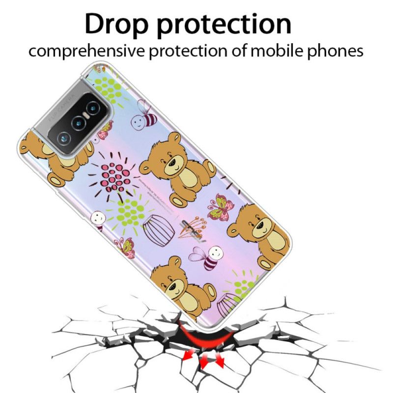 Case Kuoret Asus Zenfone 7 / 7 Pro Puhelinkuoret Ylimmät Nallekarhut