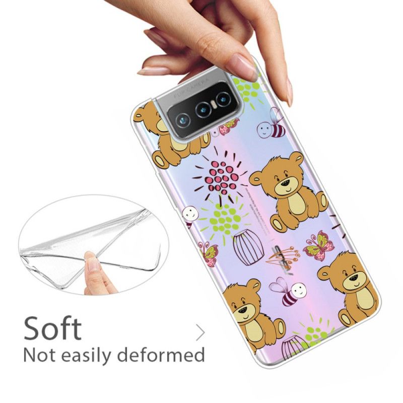 Case Kuoret Asus Zenfone 7 / 7 Pro Puhelinkuoret Ylimmät Nallekarhut