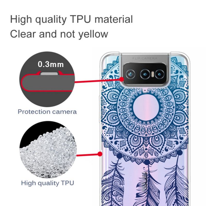 Kuori Asus Zenfone 7 / 7 Pro Ainutlaatuinen Kukka Mandala Suojakuori