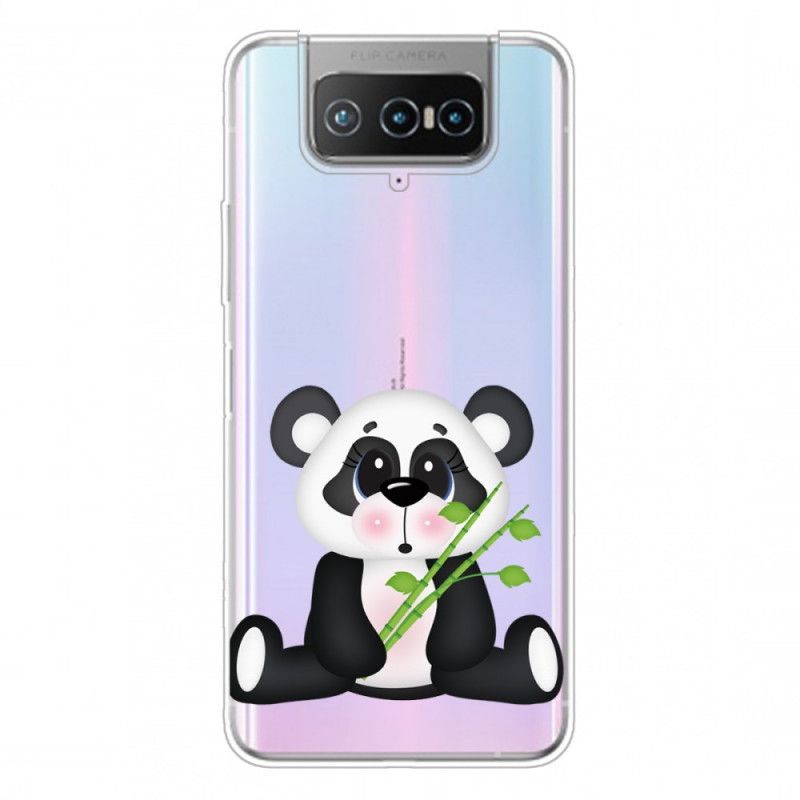 Kuori Asus Zenfone 7 / 7 Pro Läpinäkyvä Surullinen Panda