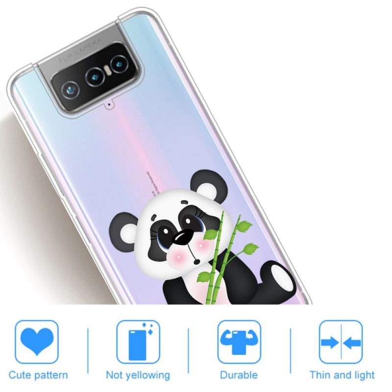 Kuori Asus Zenfone 7 / 7 Pro Läpinäkyvä Surullinen Panda