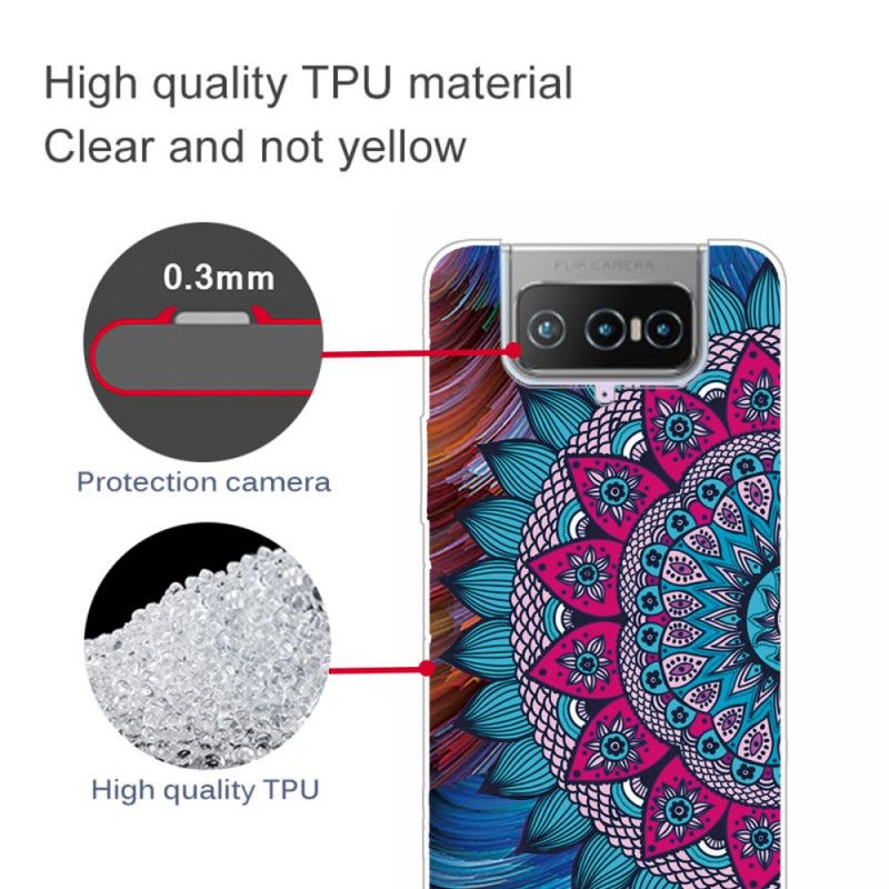 Kuori Asus Zenfone 7 / 7 Pro Puhelinkuoret Värikäs Mandala