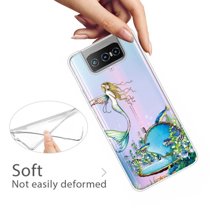 Kuori Asus Zenfone 7 / 7 Pro Sininen Sireeni