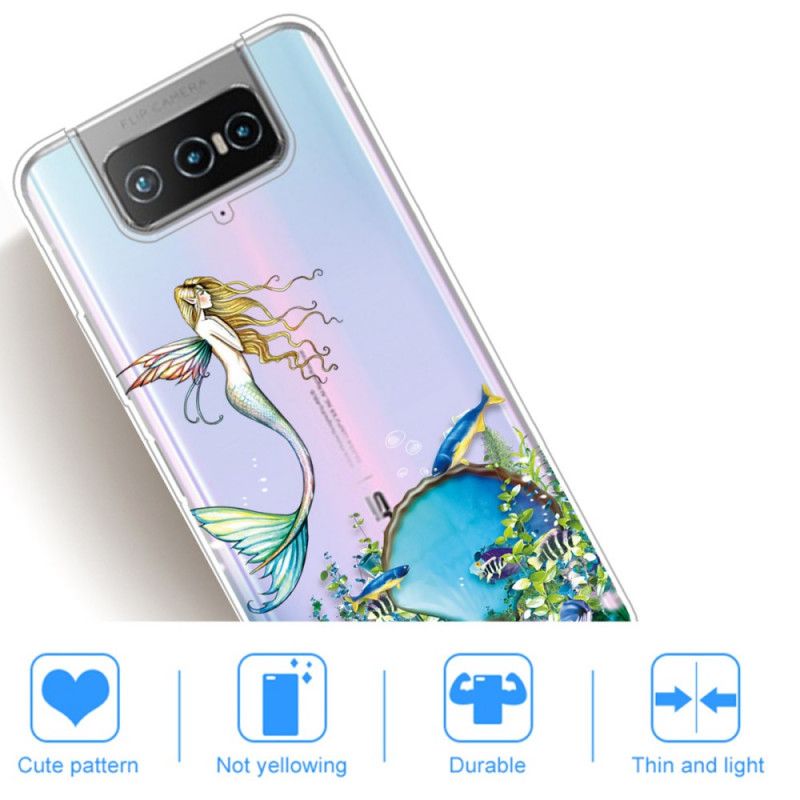 Kuori Asus Zenfone 7 / 7 Pro Sininen Sireeni