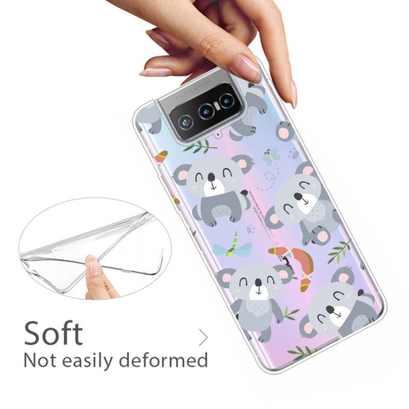 Kuori Asus Zenfone 7 / 7 Pro Söpö Koala Suojakuori