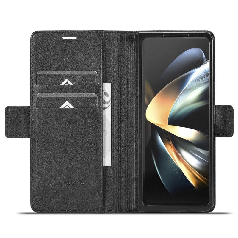 Kotelot Samsung Galaxy Z Fold 5 Rfid-nahkatyylinen Lc.imeeke Suojakuori